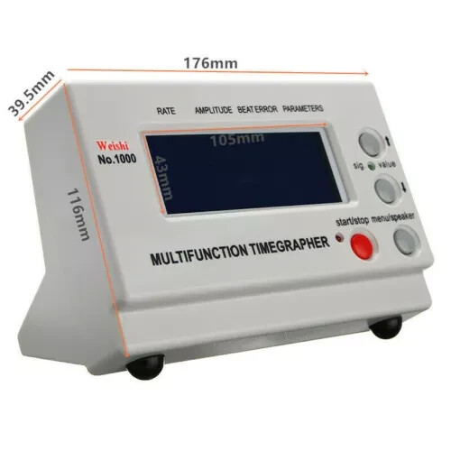 Weishi MTG-1000 Timegrapher Mechanical Watch Timing Tester Multifunction Machine