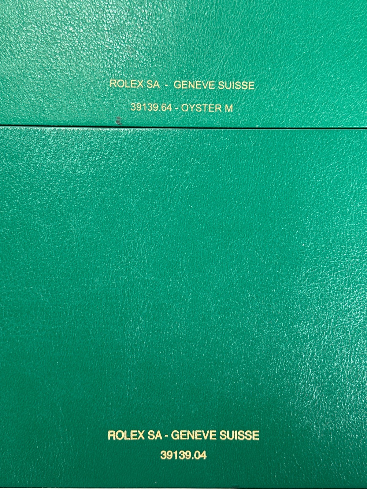 VINTAGE GENUINE ROLEX watch box case 20 set wave 39139.04 39139.01 260330002dA