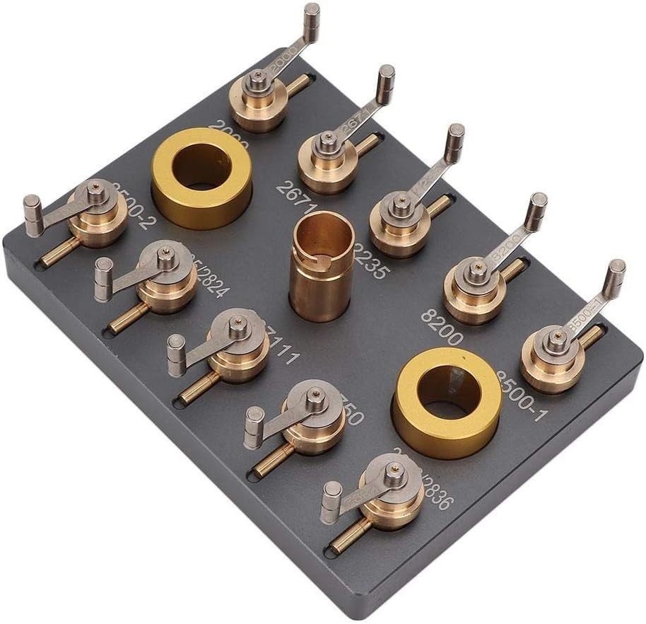 10PCS+ Watch Winder Alloy Steel Watch Winder Repair Tools Ergonomic Non-Slip SET