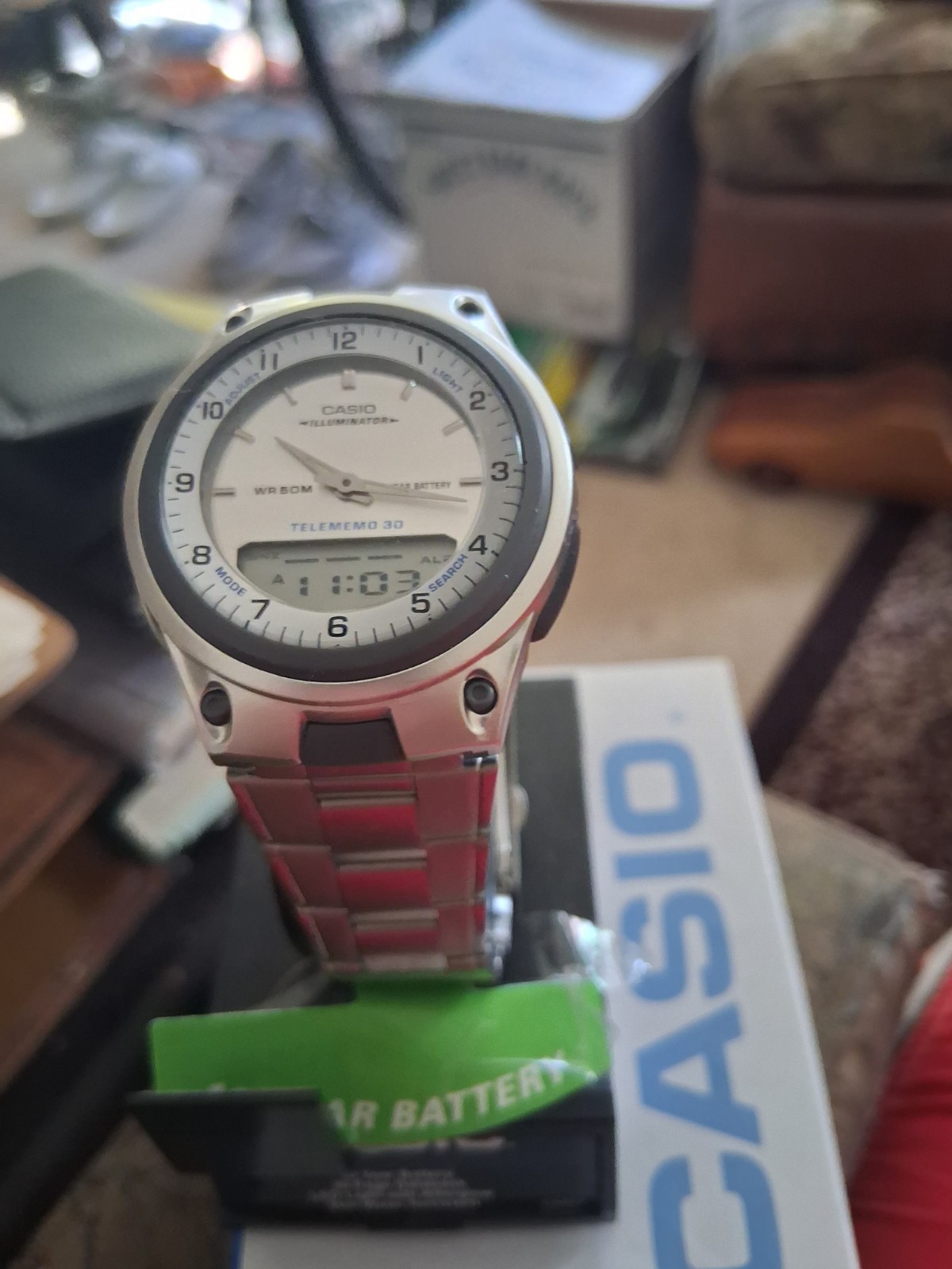 CASIO ANALOG DIGITAL AW80D BRAND NEW WITH BOX 10 YEARS BATTERY