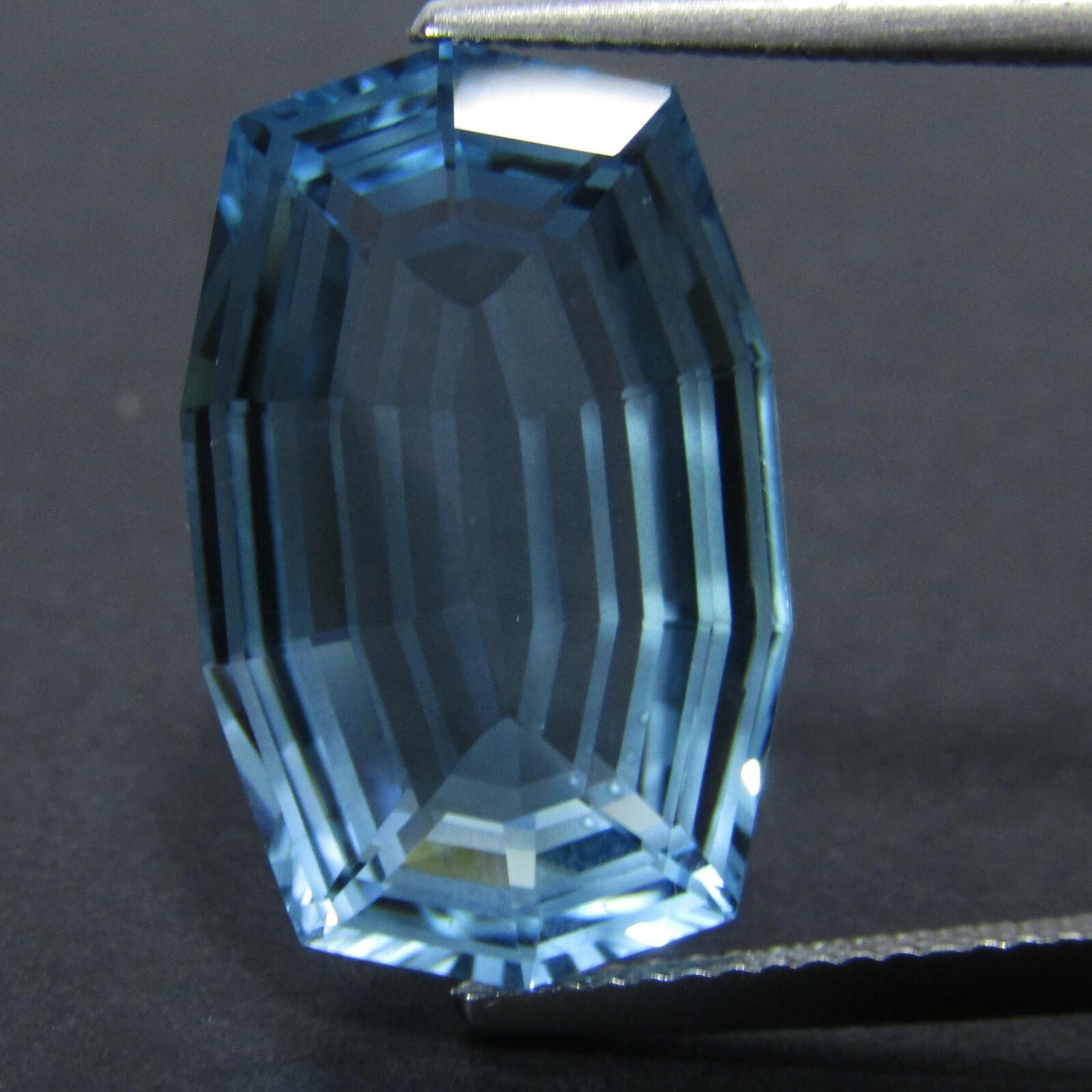 14.60Cts Hi-Sparkle Natural Baby Blue Topaz Fancy Magic Cut Loose Gemstone -VDO