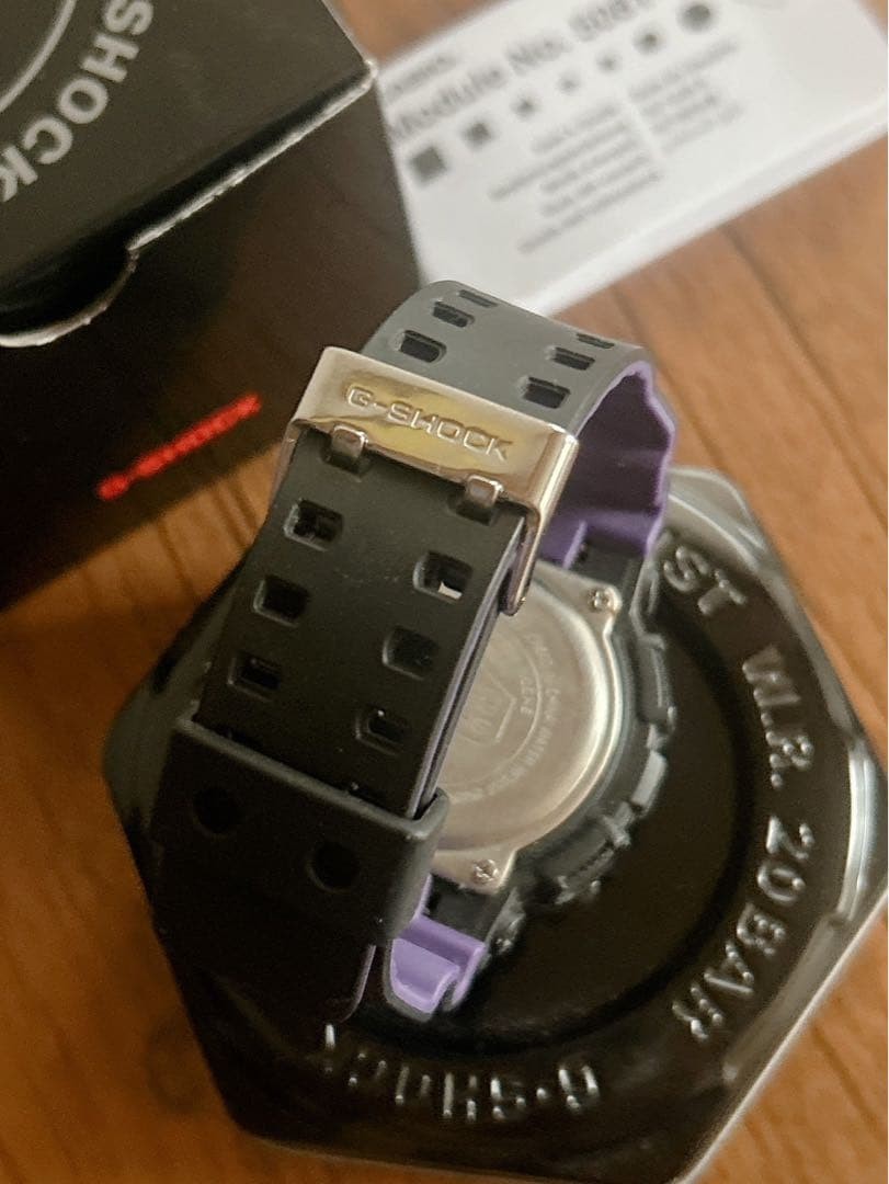 G SHOCK GA 100 1A purple camouflage