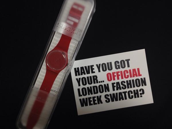 Swatch – Uma Wang’s London Fashion Week Rosso – SUOZ131S – Mint Condition 2014