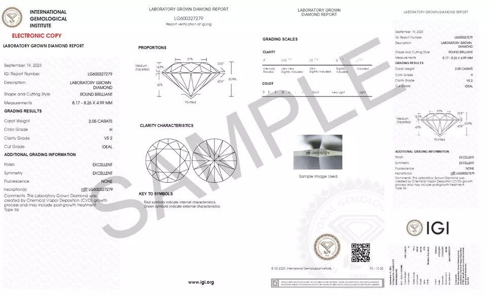 Diamond Platinum Ring For Men Lab Created IGI Round 1 Carat Band 8 MM PT950