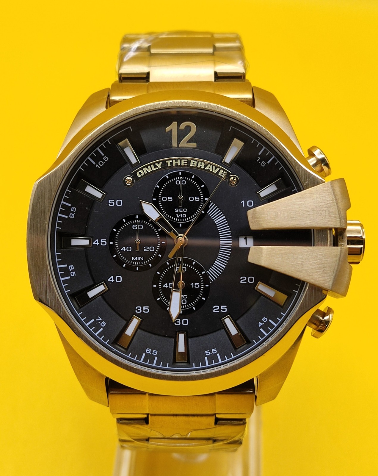 Premium Diesel Only The Brave 10 Bar Black Dial Refurbished Men’s Wrist Watch