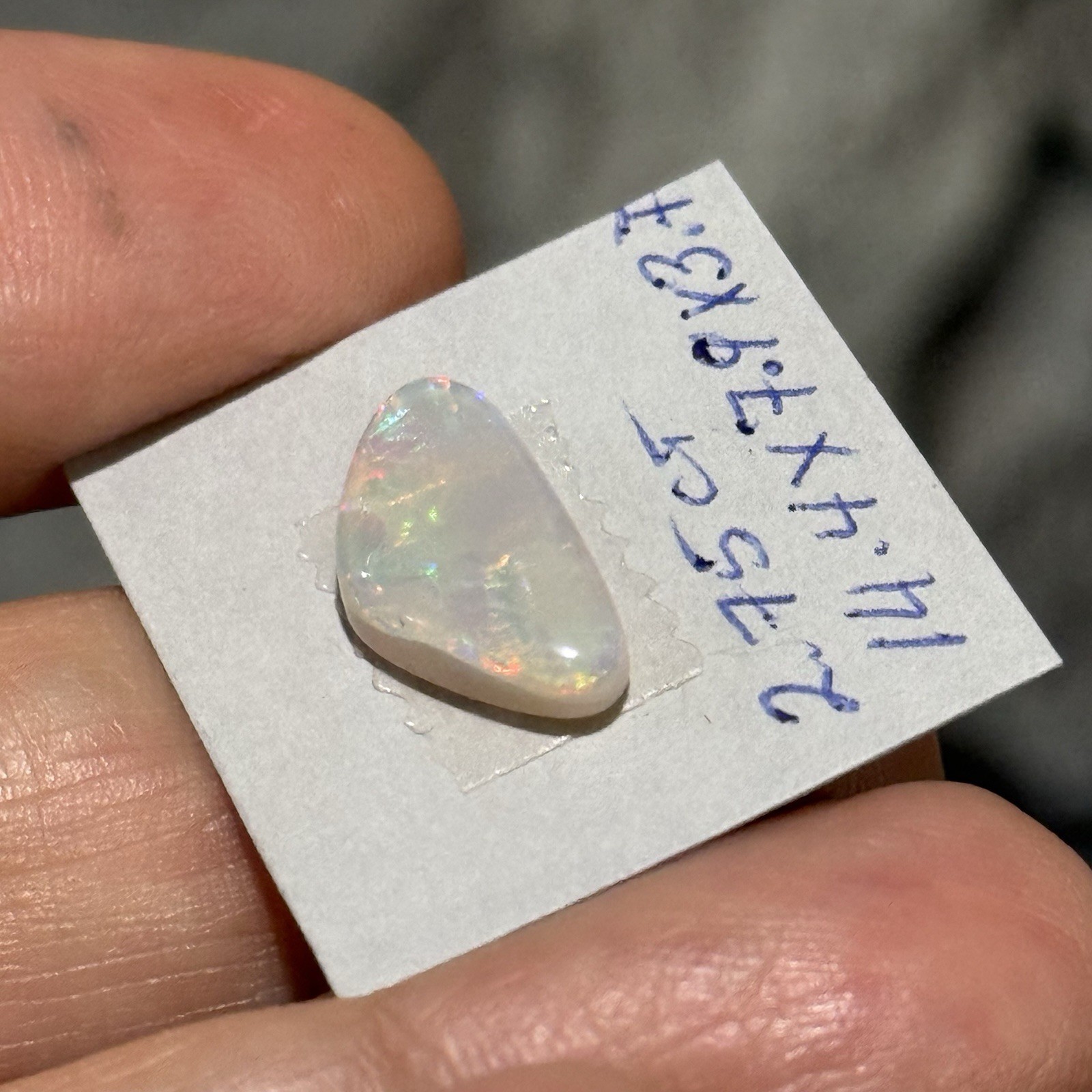 2.75ct 14.4×7.9×3.7mm Lightning Ridge Australian Crystal Opal Cabochon Gem