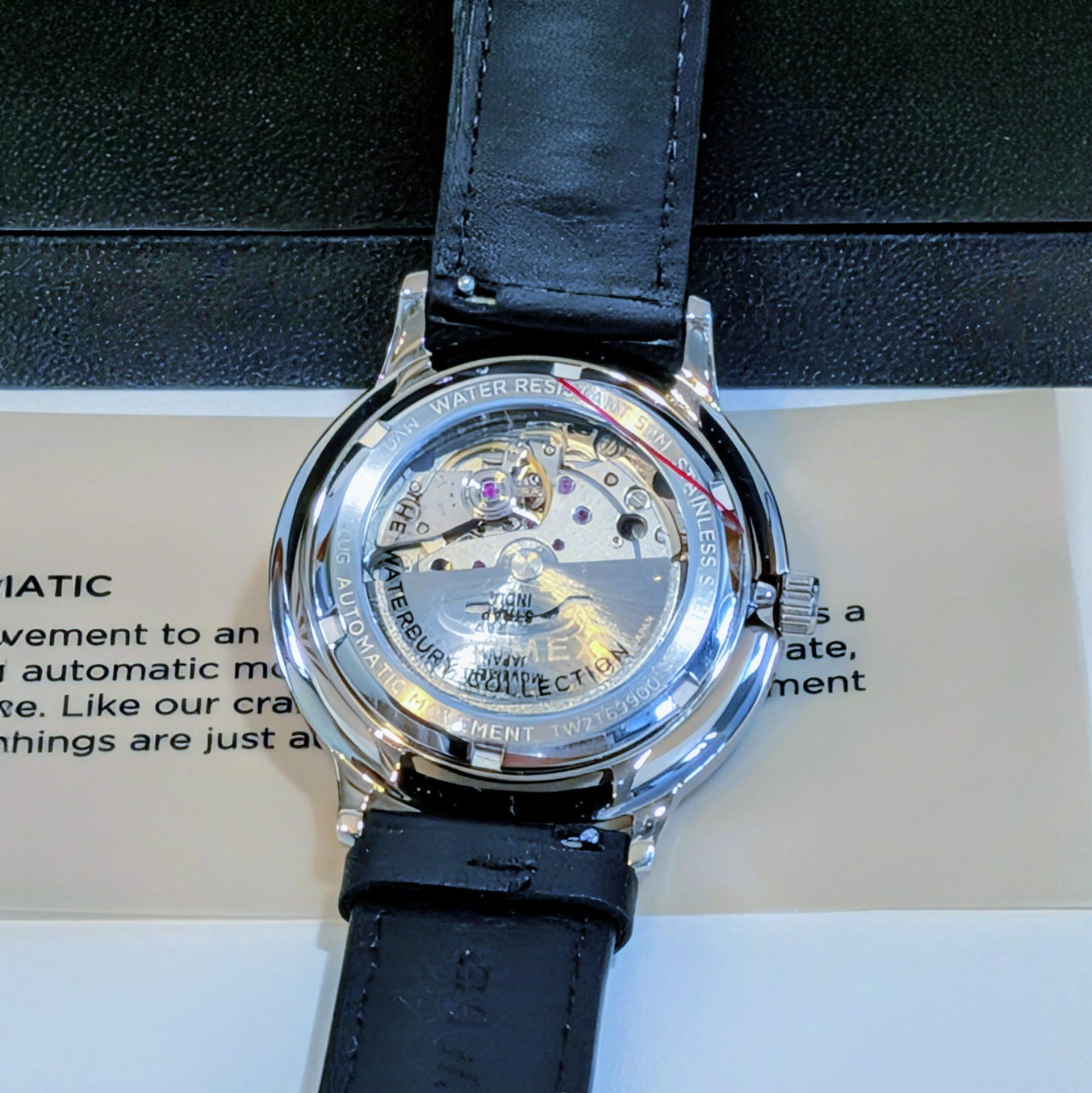Timex Waterbury Classic Automatic Men’s Watch in Retro Minimalist White