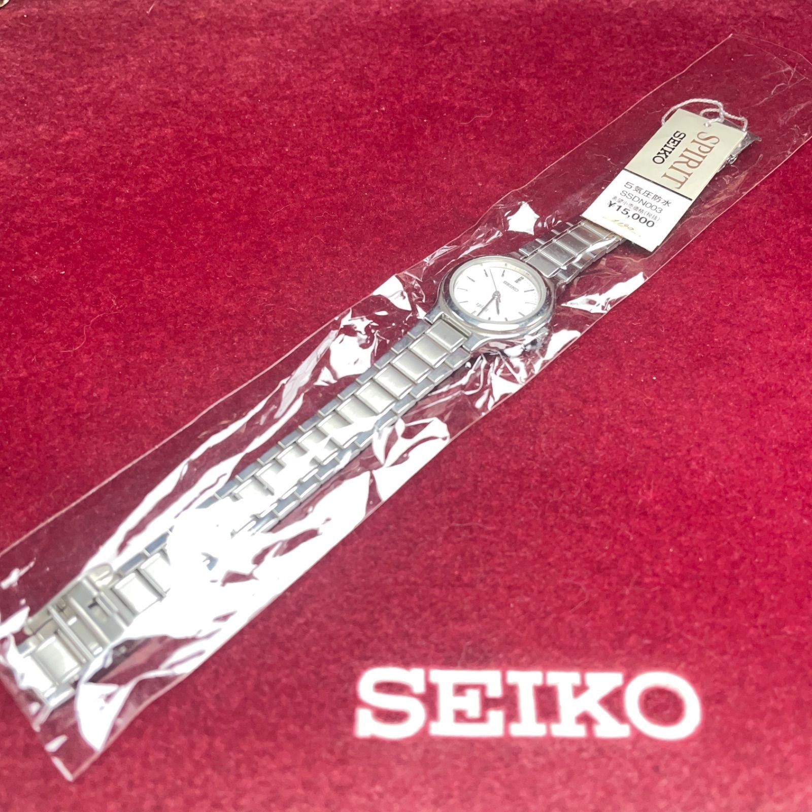 Battery Changed SEIKO Spirit Bracelet Quartz Vintage Antique Wristwatch QZ Worki