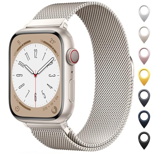Original Milanese Loop Compatible 38mm/40mm/41mm/42mm（Series11 10 ） A-Starlight