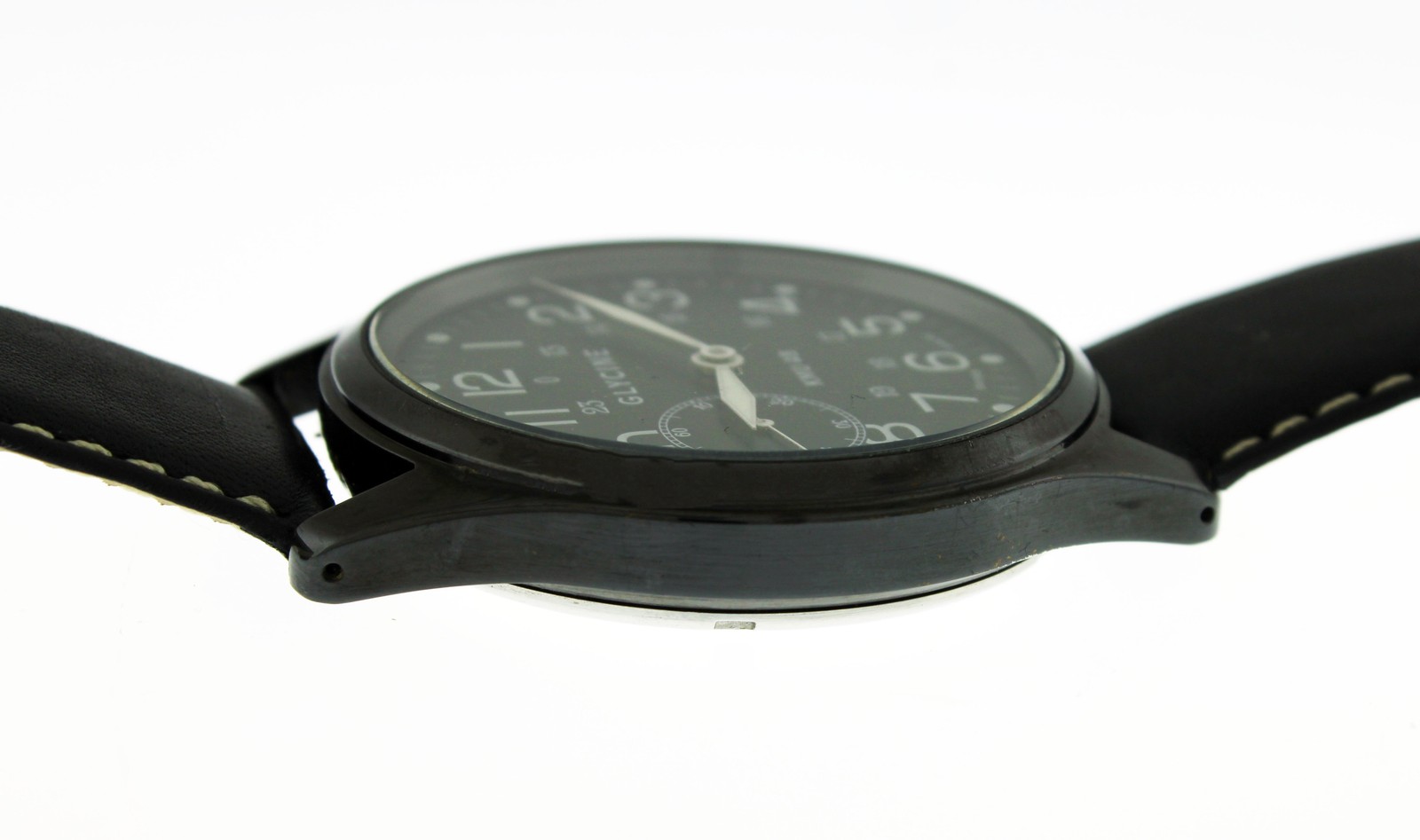 Glycine KMU 48 3788 48mm Stainless Steel Black Dial Manual Watch
