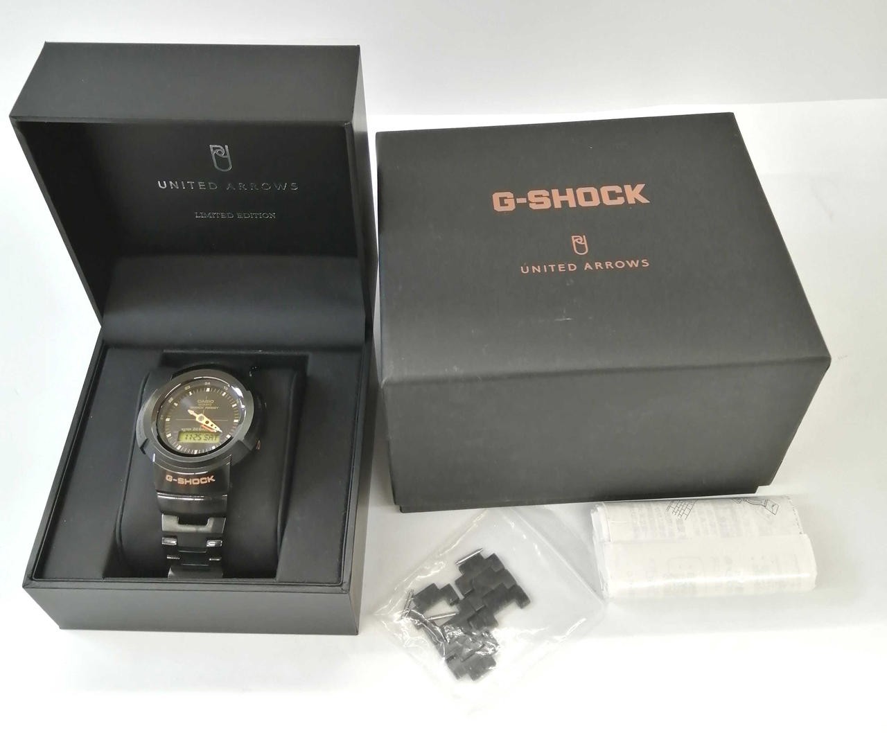 CASIO G-SHOCK AWM-500UA Black Solar Men Watch Auth Japan