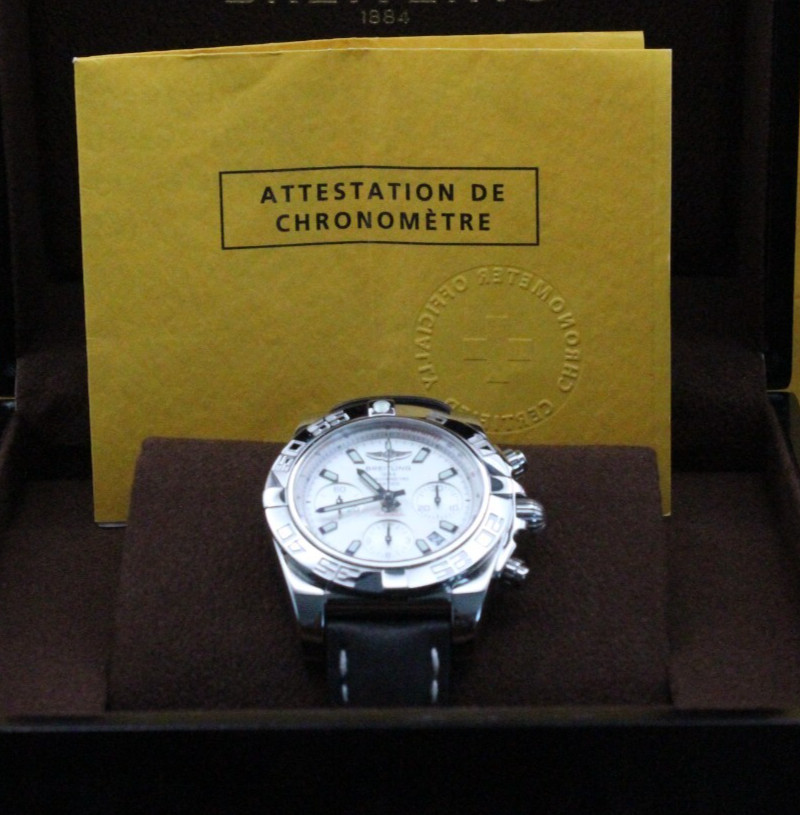 Breitling Chronomat Silver Men’s Watch – AB0140