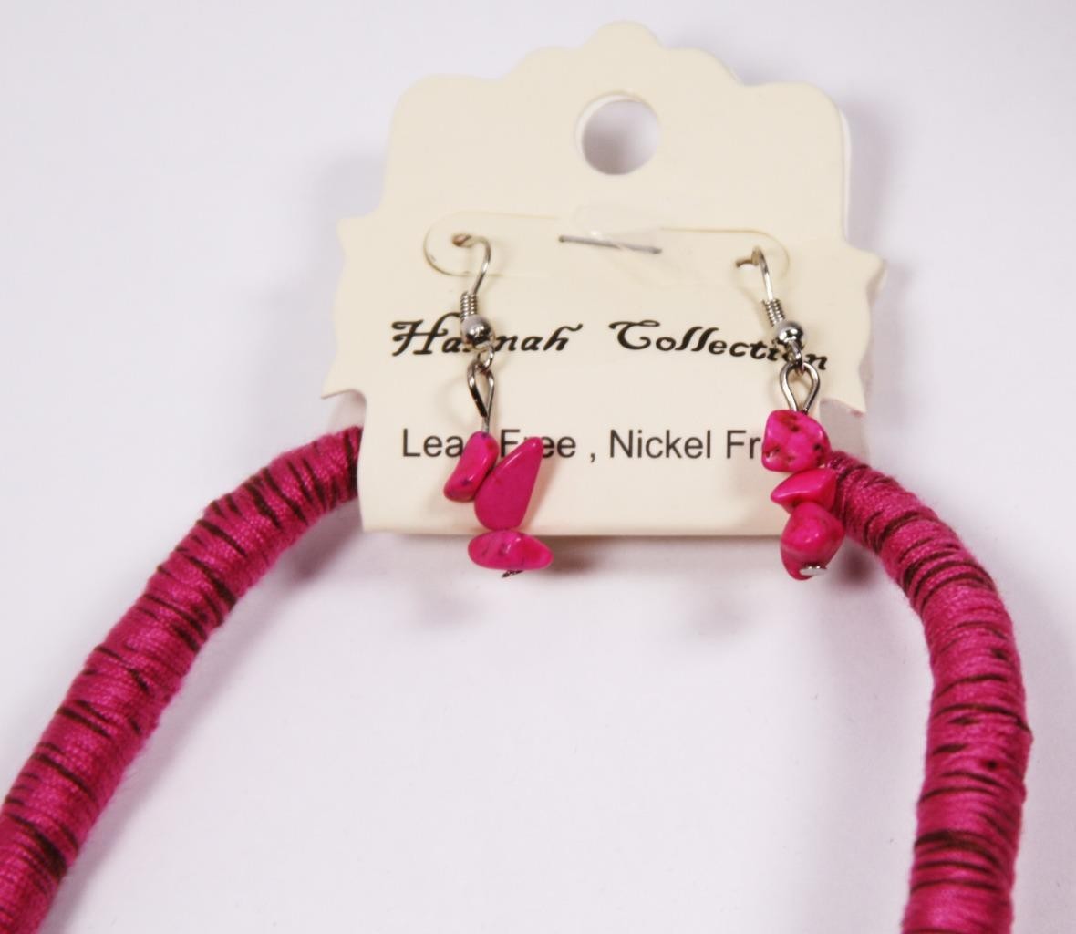 Fuchsia Purple Yellow Red or Black Nugget Necklace Fashion Costume Jewelry jxtm