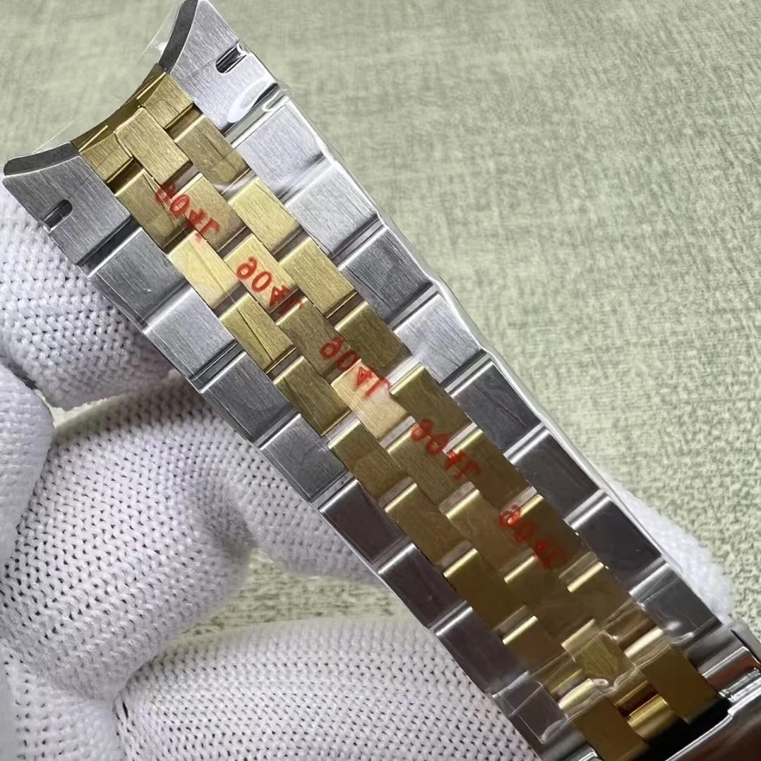 20mm Two Tone 904L Steel Jubilee Bracelet Fits RolexDatejust 36mm 126233 126231