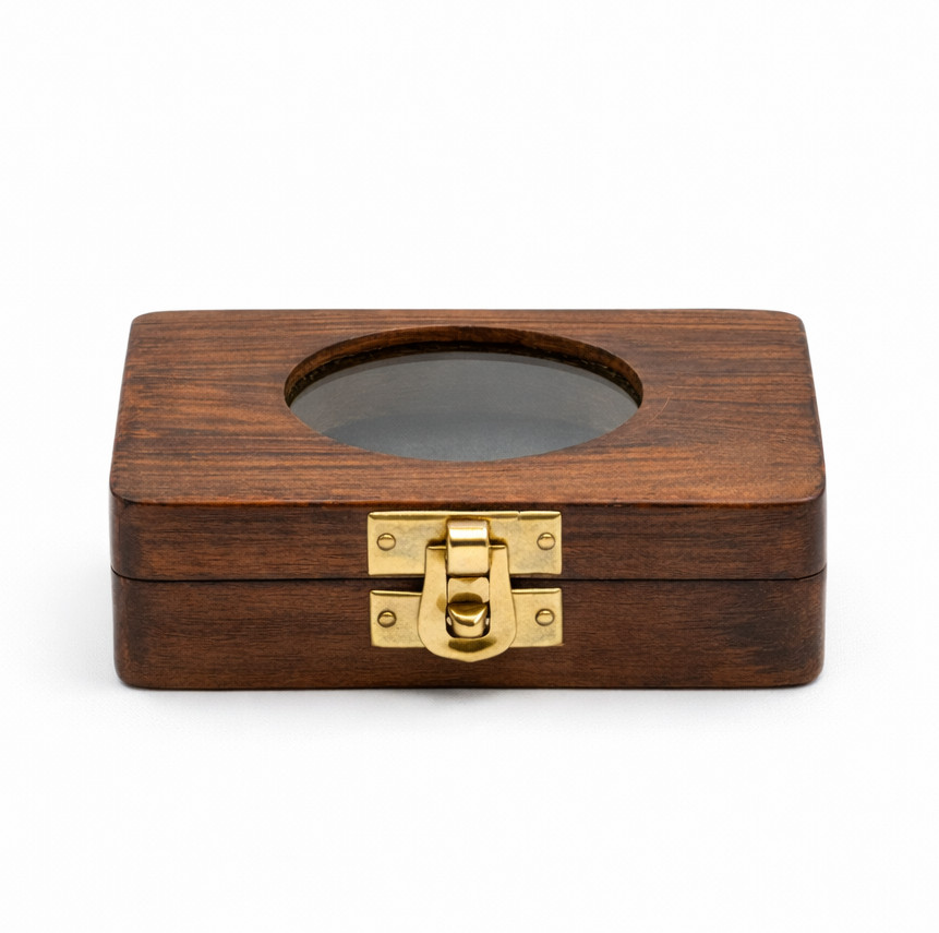 Antique Vintage Maritime Solid Wooden Pocket Watch Box Without Pocket Watch-Gift