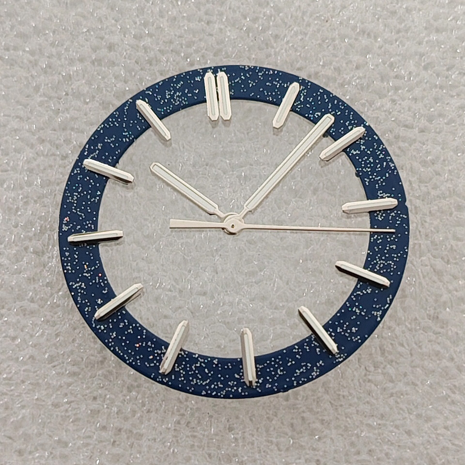 Watch Dial Transparent Skeletonized Star Dial 31.8mm + Hand for NH35/70 Movement