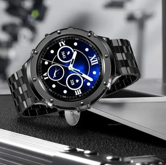 Metal Modification Kit Case Strap for Samsung Galaxy Watch 5 Pro 45mm Steel Band