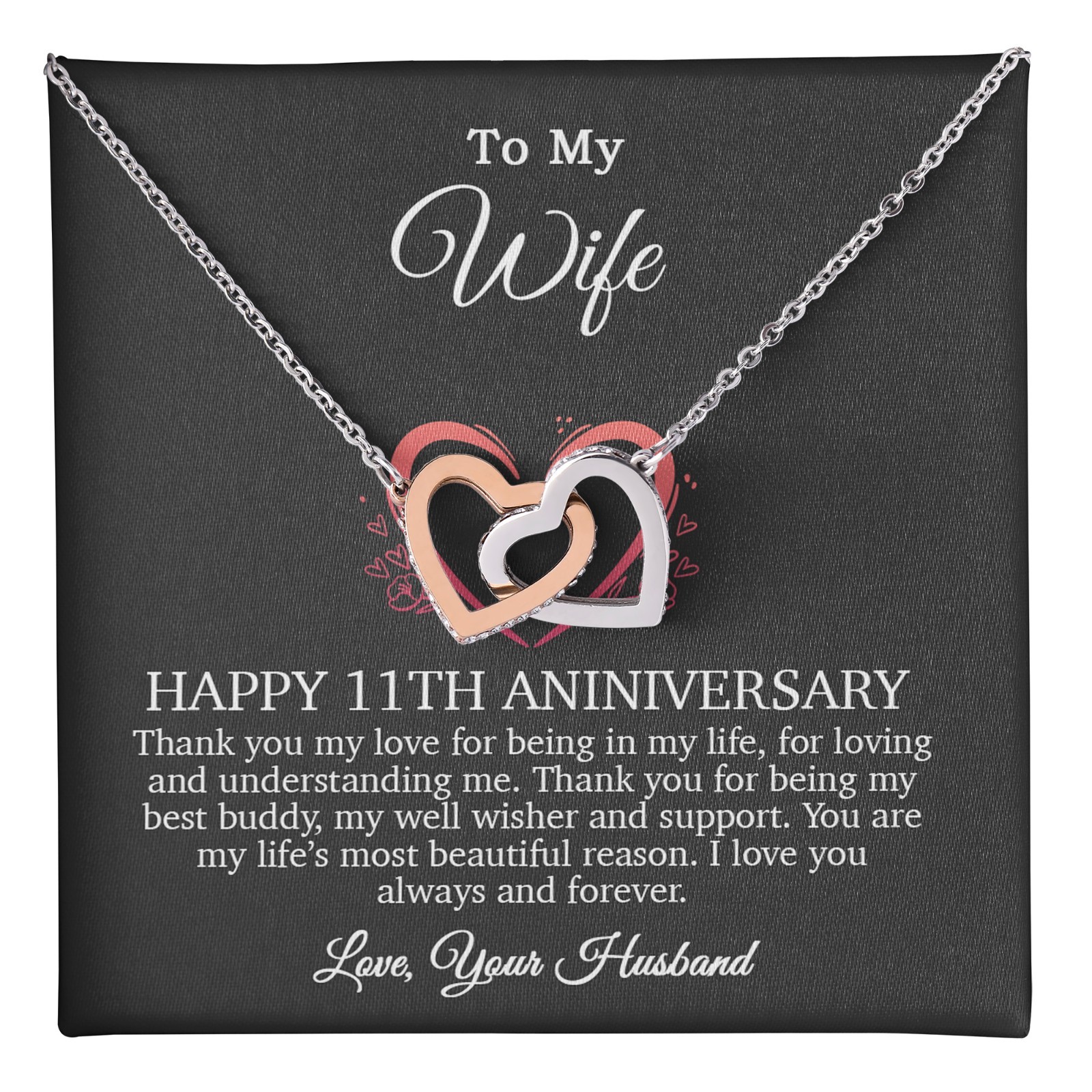 11th Anniversary Gift For Wife, 11 Year Anniversary Gifts, 11th Wedding Annivers