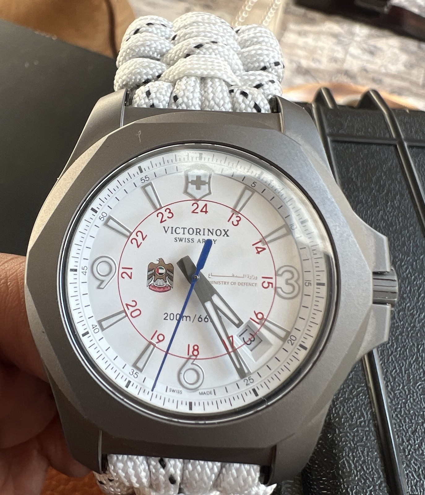 BRAND NEW! Victorinox INOX Titanium Sky High Limited Ed-EXTREMELY RARE UAE Dial!