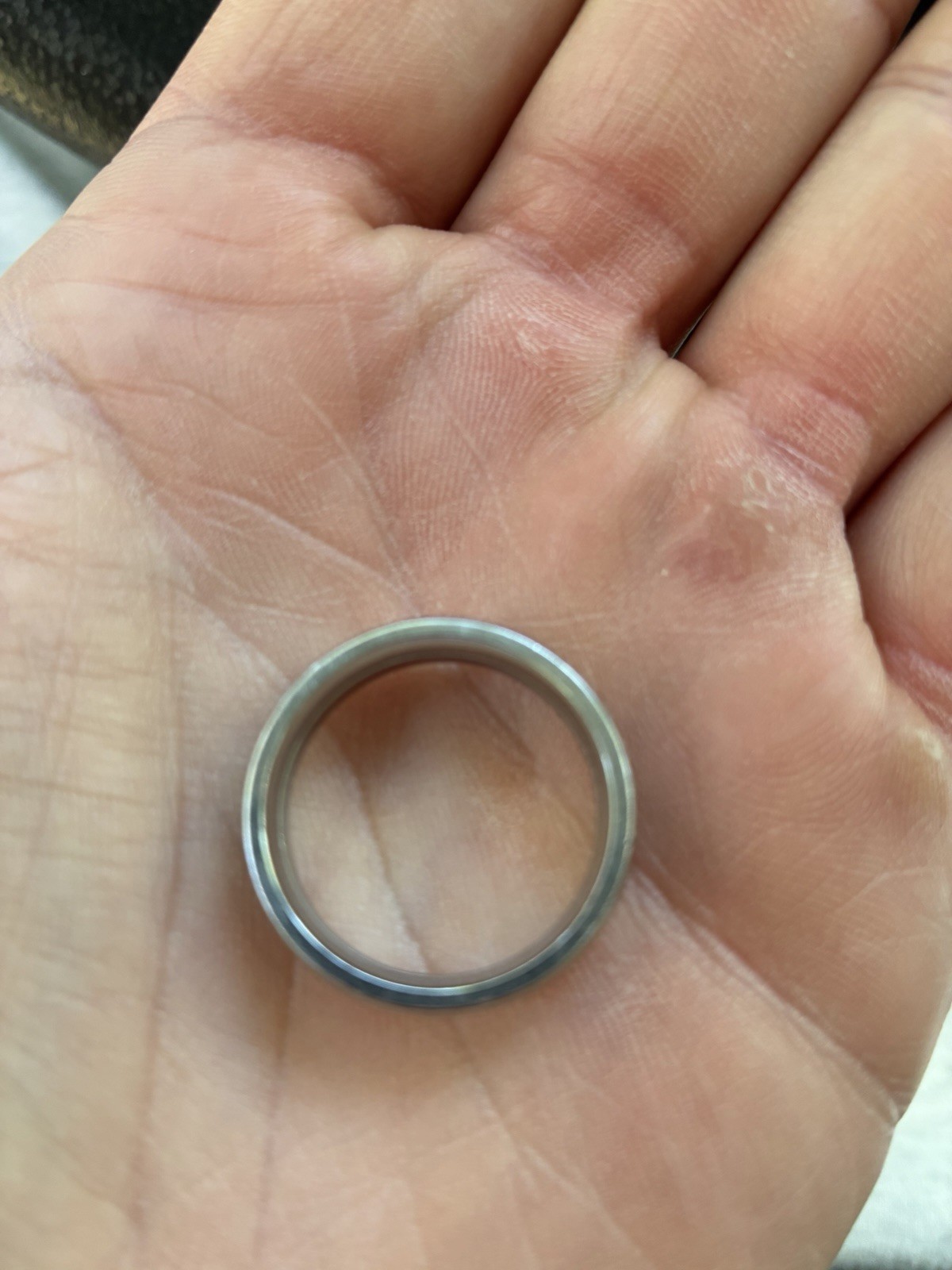 Lashbrook Men’s Ring Meteorite And Cobalt Chrome Size 11 Free Shipping