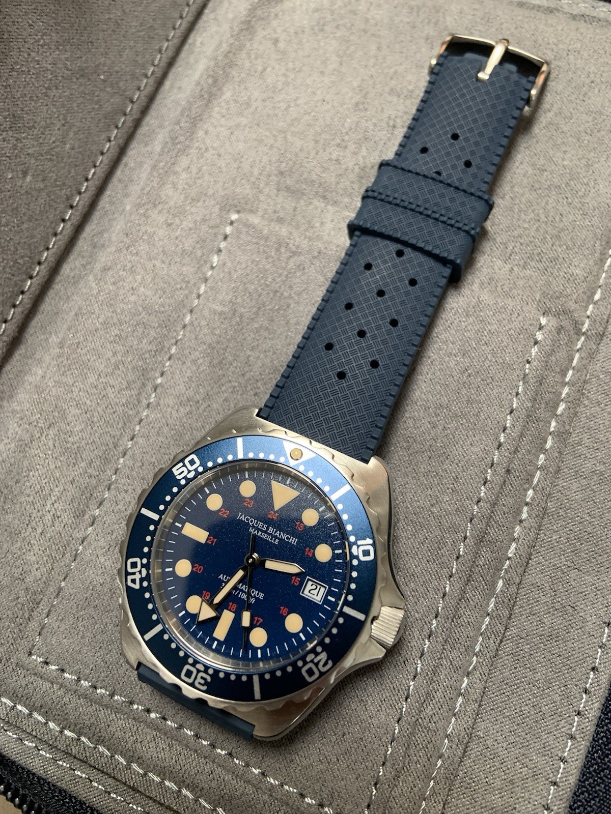 Jacques Bianchi JB300 Diver Blue LE FULL SET Warranty To Jun 2027