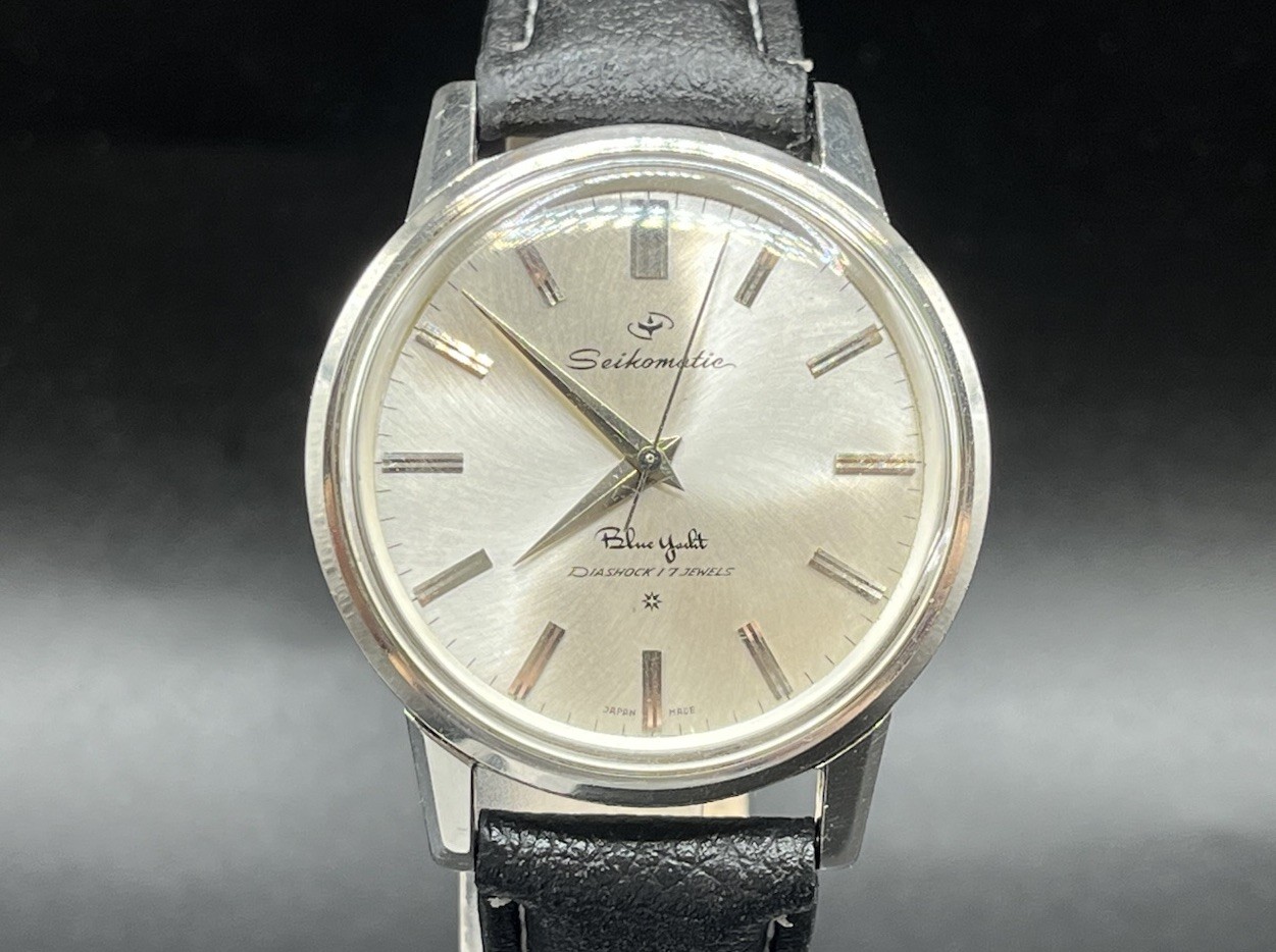 Seiko Seikomatic Blue Yacht 17jewels Watch 36mm J13034 #29/0614