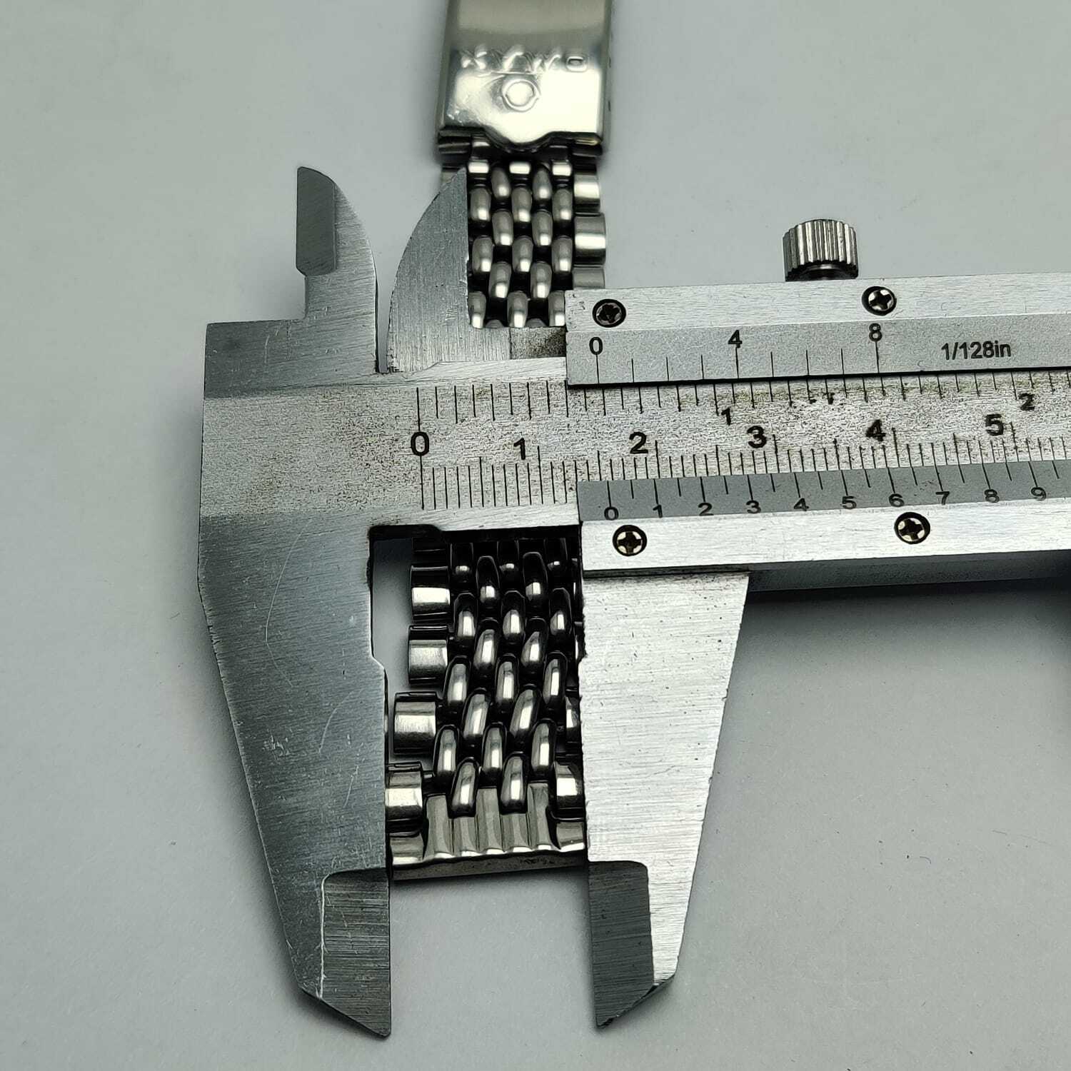 15.50 mm Omax Beads Of Rice Stainless Steel Watch Bracelet