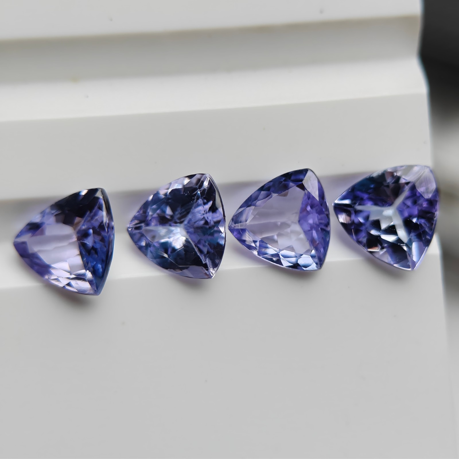 Natural tanzanite lot trillion gemstone loose gemstone jewelry making| 6mm