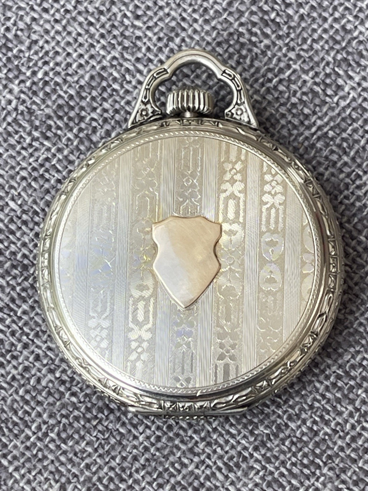 1907 Waltham Model 1894 Pocket Watch 14k Gold Filled Tivoli Ornate Case Runs