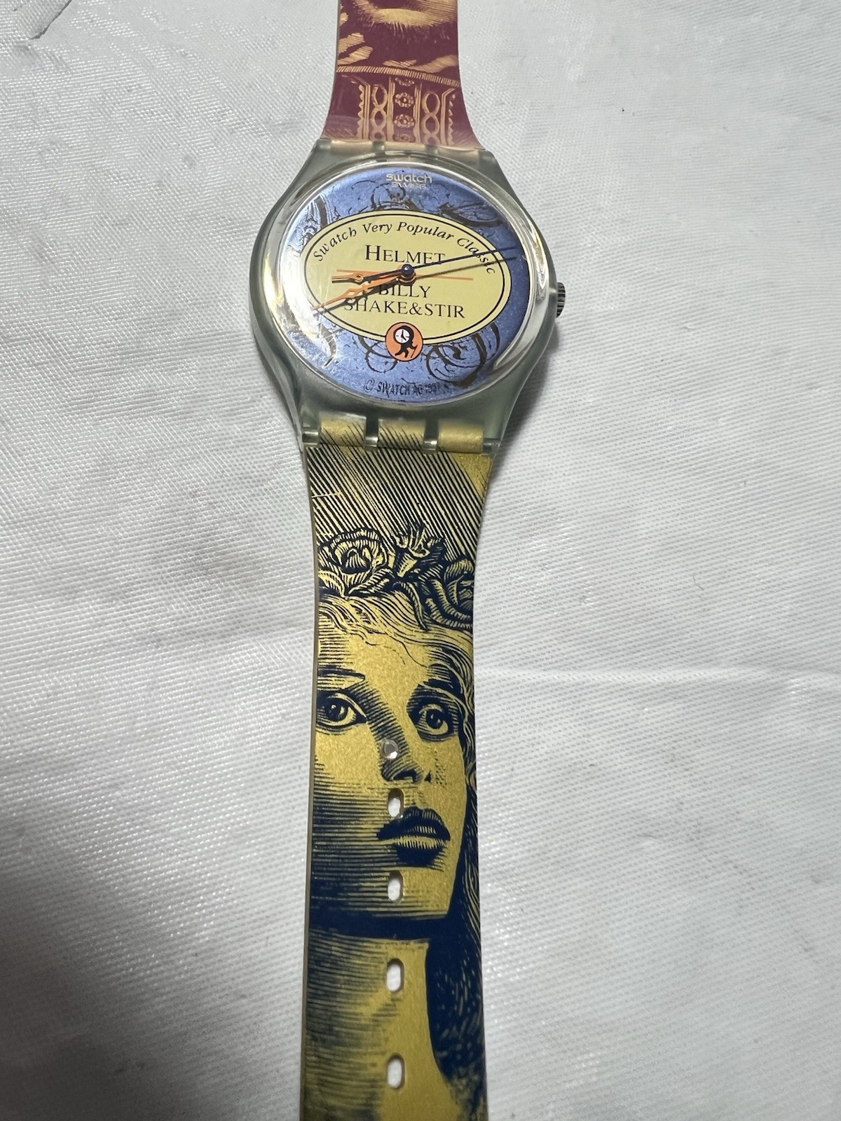 Swatch AG1997,(helmet) Gent,Graphic Strap,GG173,(Billy Shake&Stir),34mm Unisex