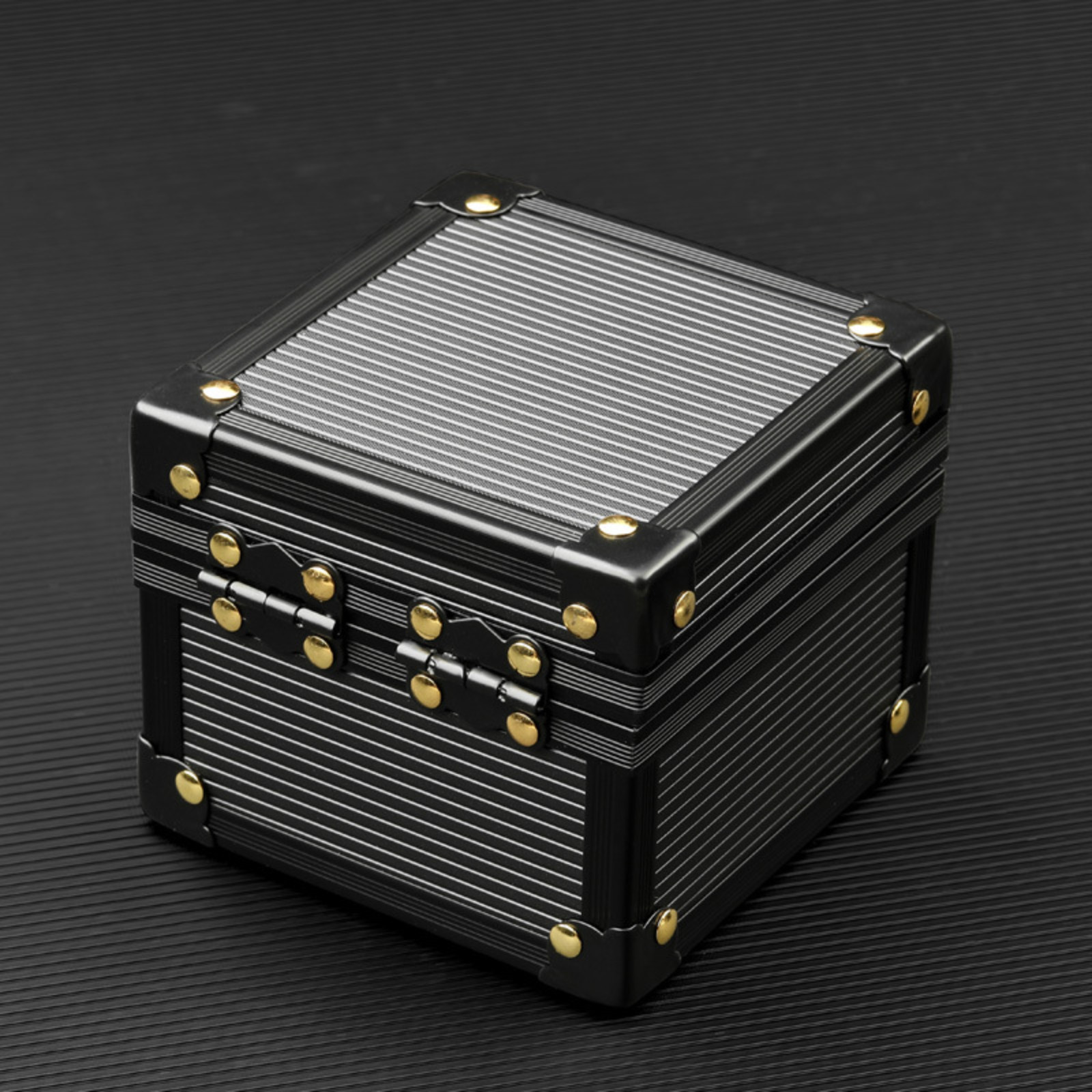 Watch Case for 24/18/10/5/1 Watches Collectors Display Aluminum Black Briefcase