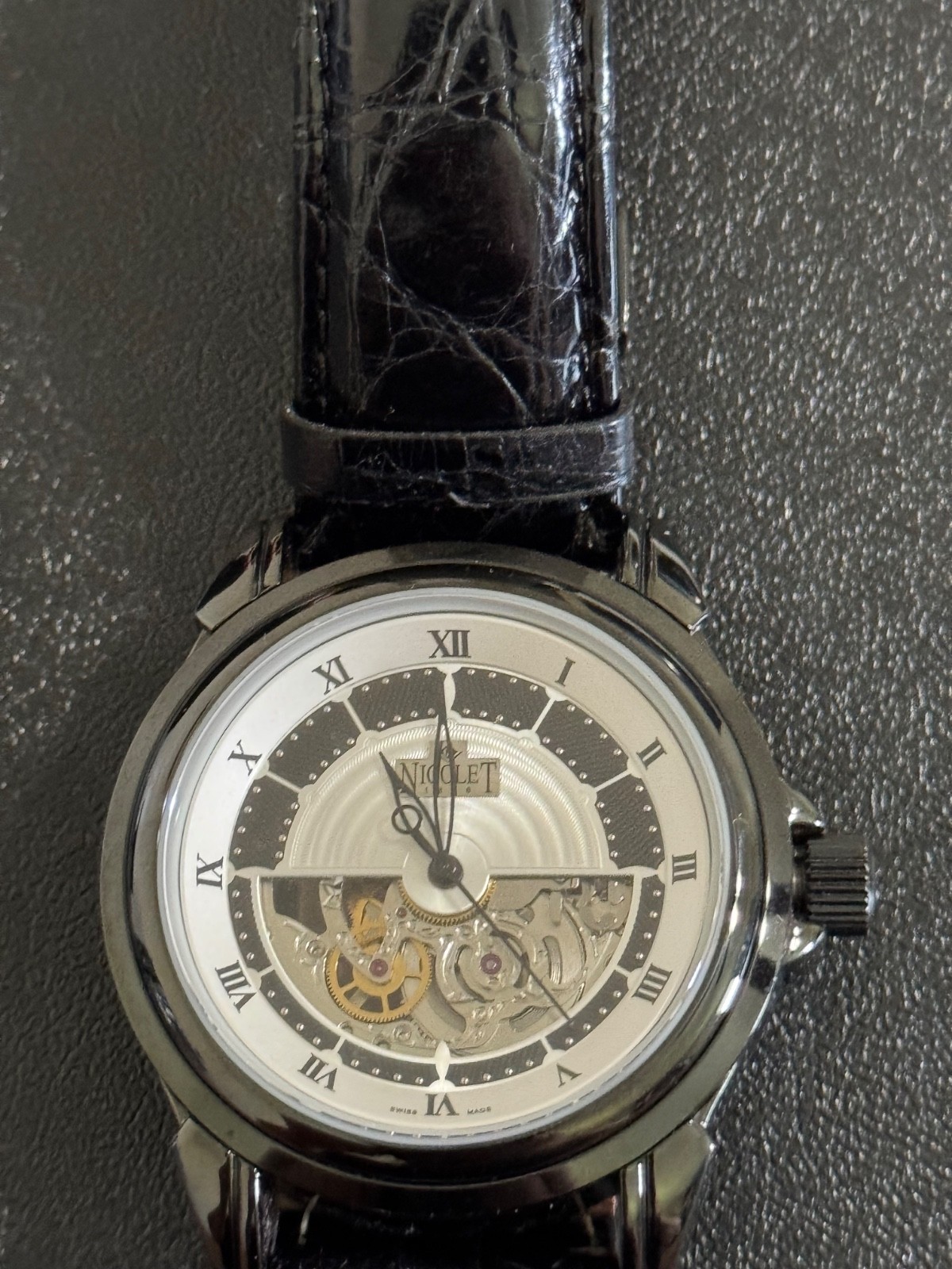 Nicolet 1886 022/500 WOW Skeleton 25 J Automatic Watch Limited Edition