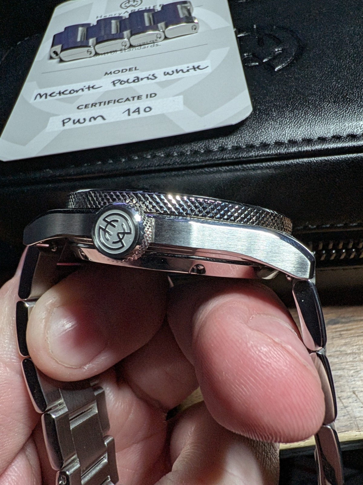 Henry Archer Nordso Meteorite Dial 40mm Watch