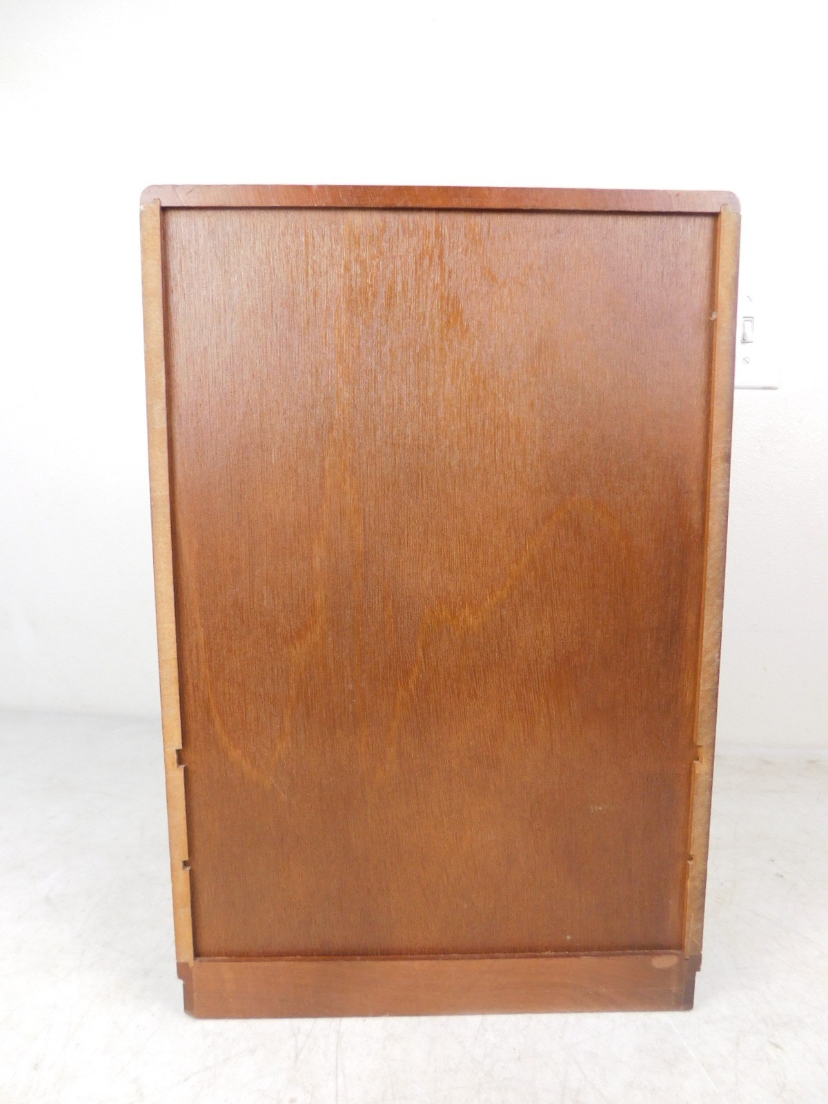 Cute Burl Wood Regency Small Desk Jewelry Cabinet Display Storage Box Table Top