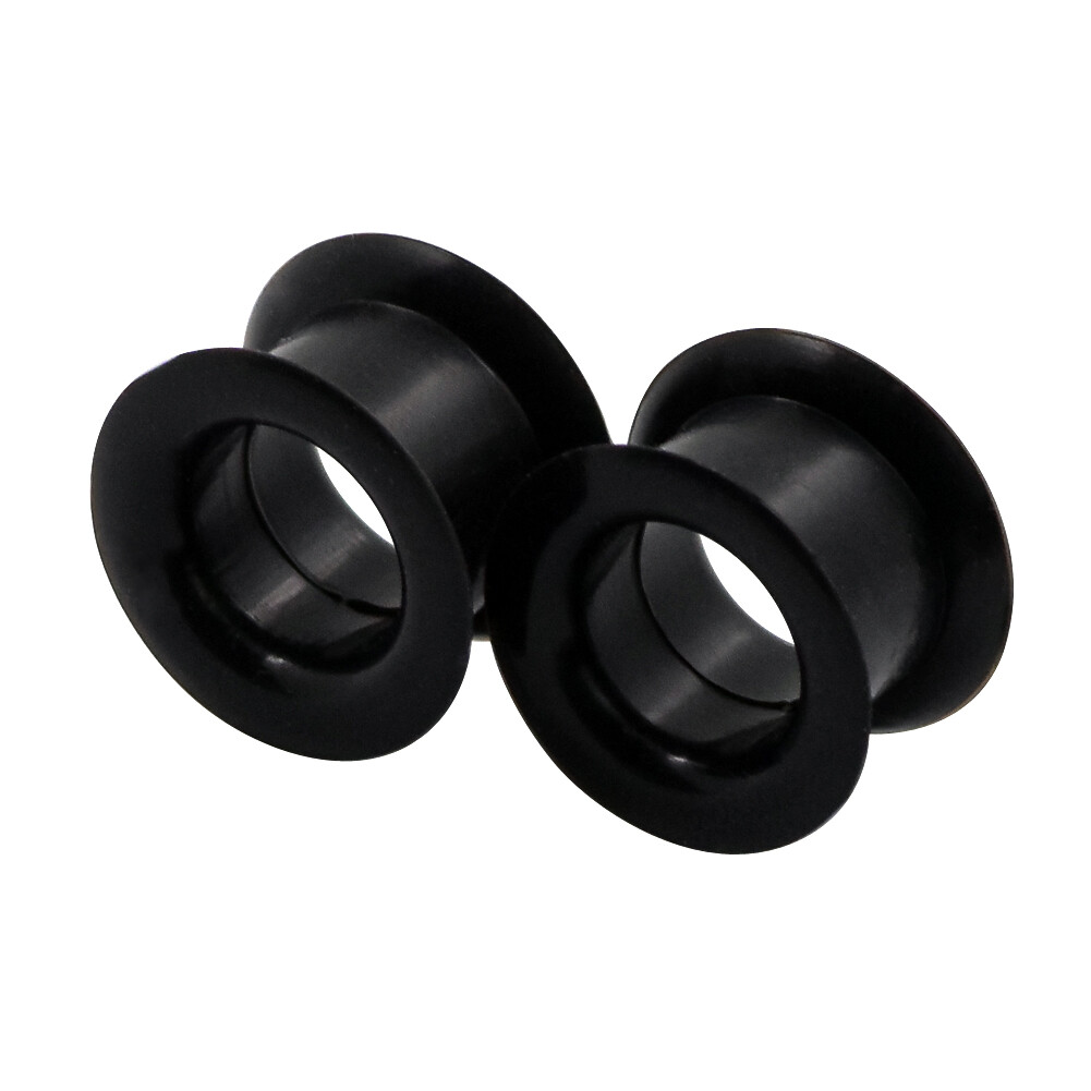 Pair Thick Silicone Ear Plugs Tunnels Gauges Flexible Ear Earlets 6mm-25mm