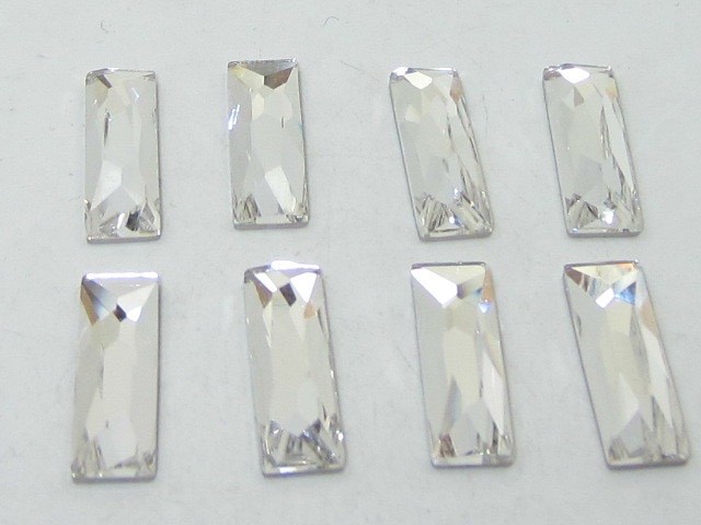 12 Pcs. COSMIC BAGUETTE 3.7×1.9mm CRYSTAL FLAT BACK SWAROVSKI Rhinestones