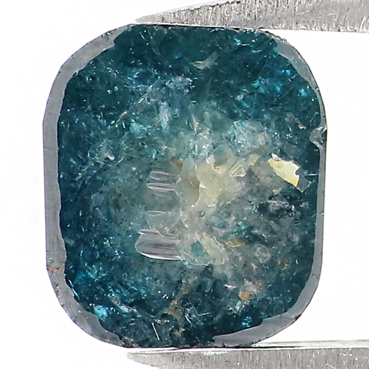 1.16 Ct Natural Loose Cushion Shape Diamond 6.90 MM Blue Color Diamond NQ1668