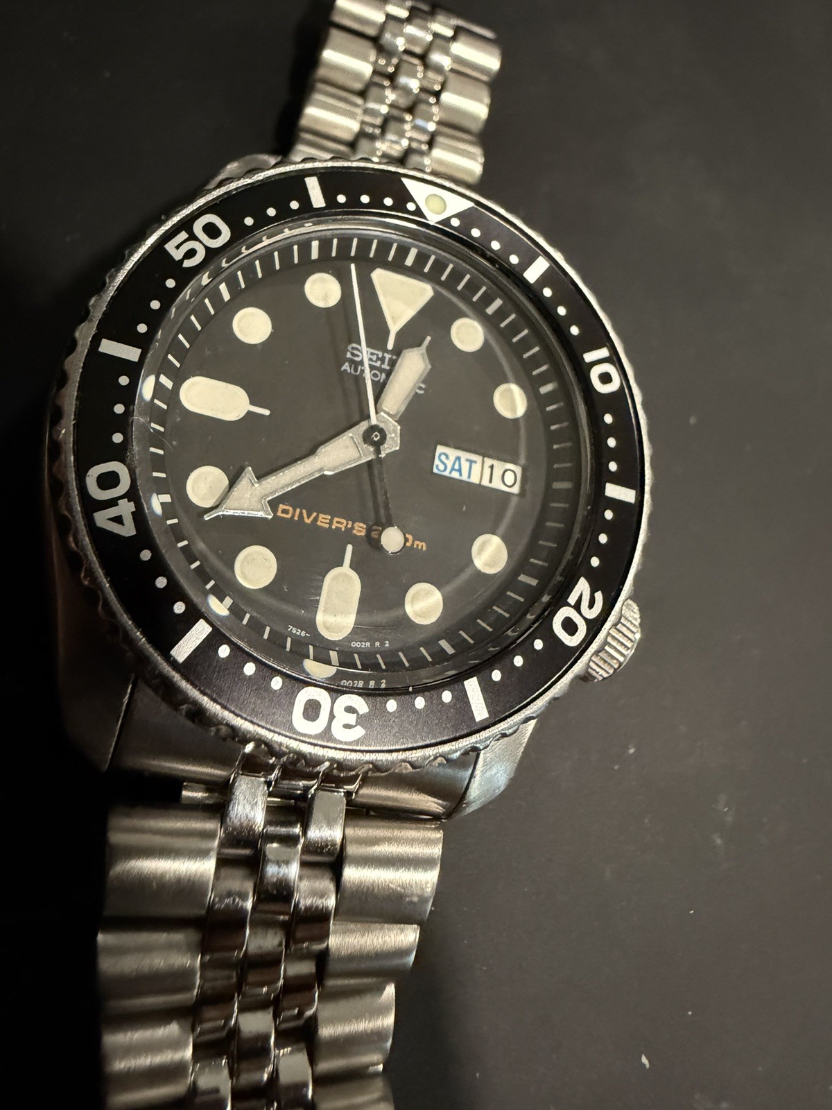 SEIKO SCUBA DIVERS SKX007 DAY/DATE AUTO MENS WATCH 7S26-0020