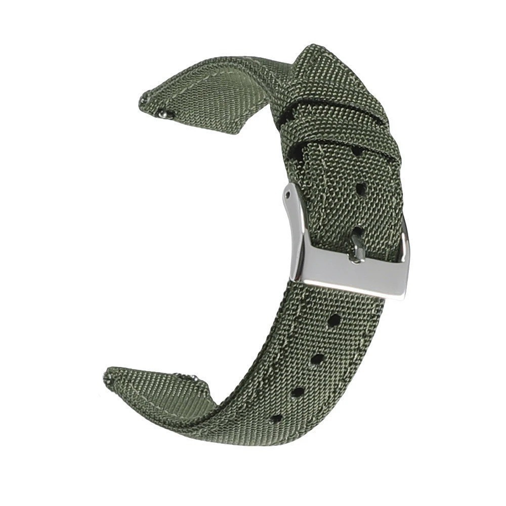 18mm 19mm 20mm 21mm 22mm 24mm Waterproof Sailcloth Watch Strap Two-Sided Nylon