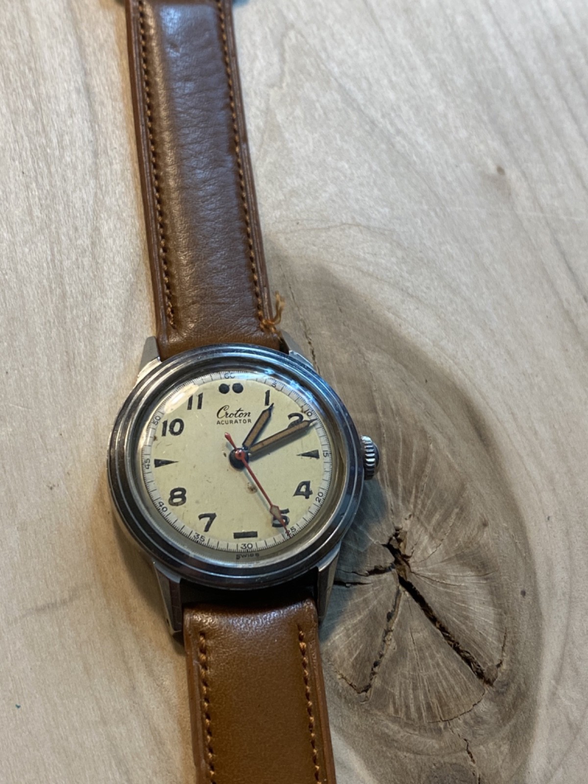 1950’s ALL S. Steel Croton “ACURATOR”; Amazing condition and Runs Smoothly!