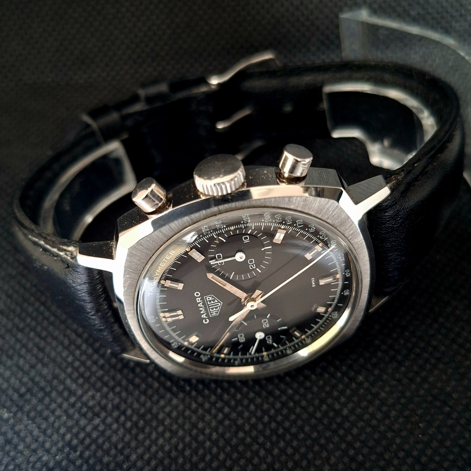 Heuer Jarama ref.110.225 vintage 1978 automatic chronograph cal.12