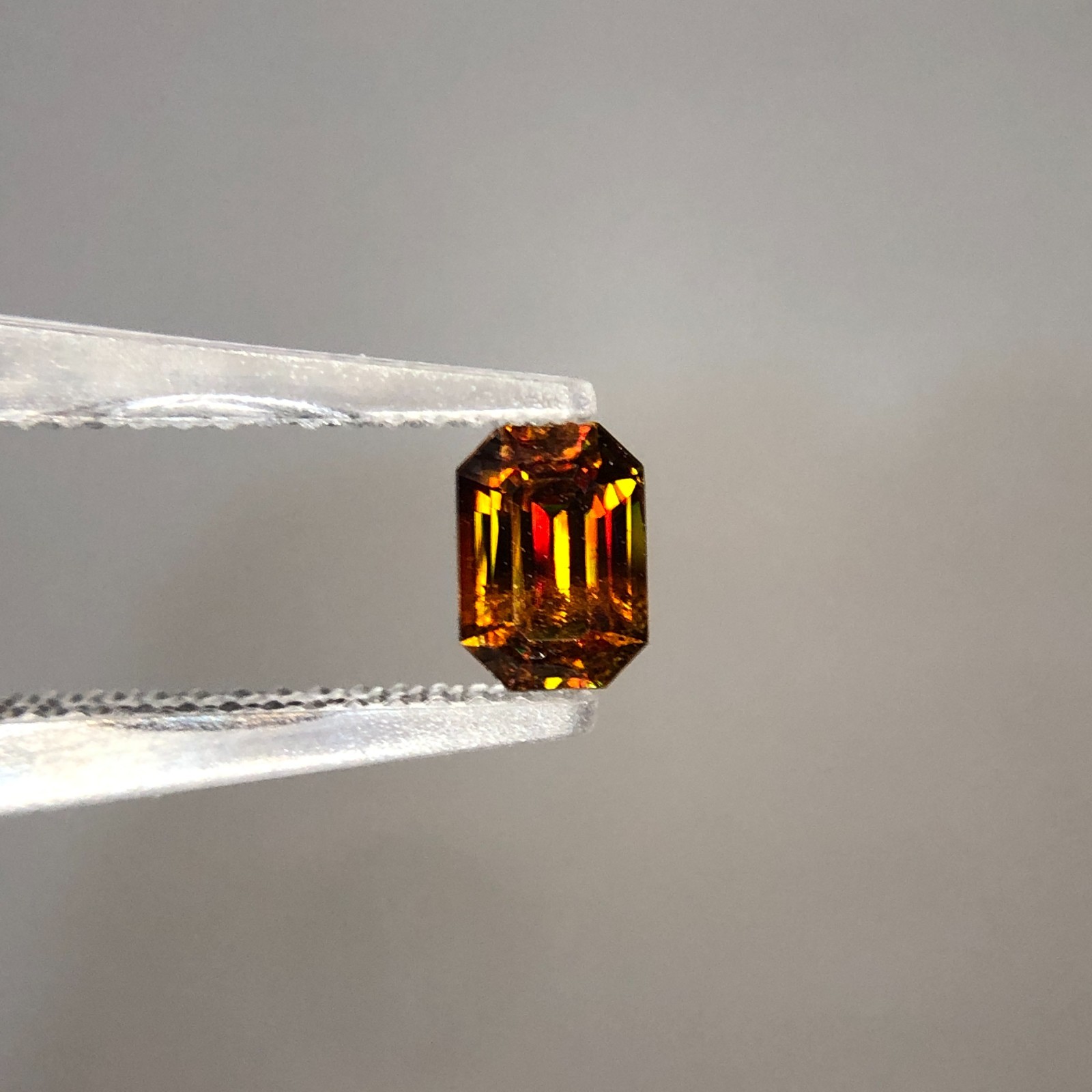 0.60 Ct Natural Full Fire Sphene Titanite Fancy Cut Gemstone For Jewellery