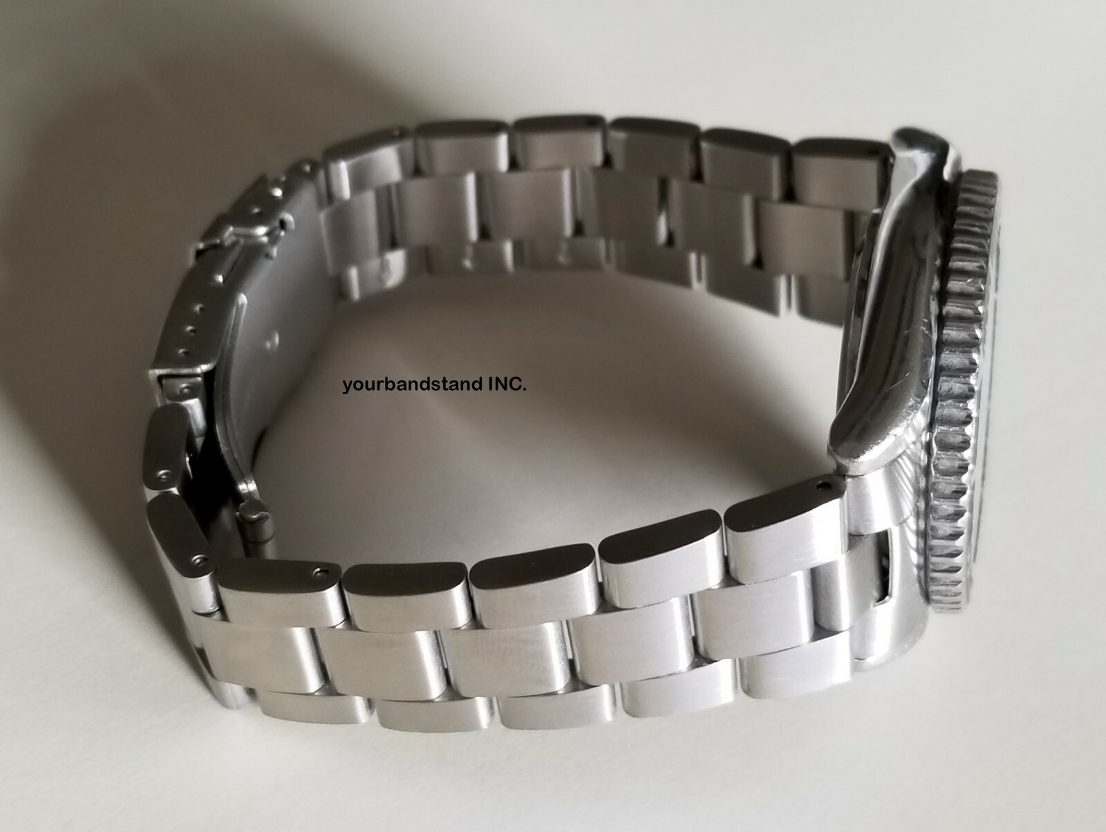22mm CURVED STAINLESS STEEL OYSTER BRACELET FIT SEIKO SKX031 7S26-0040