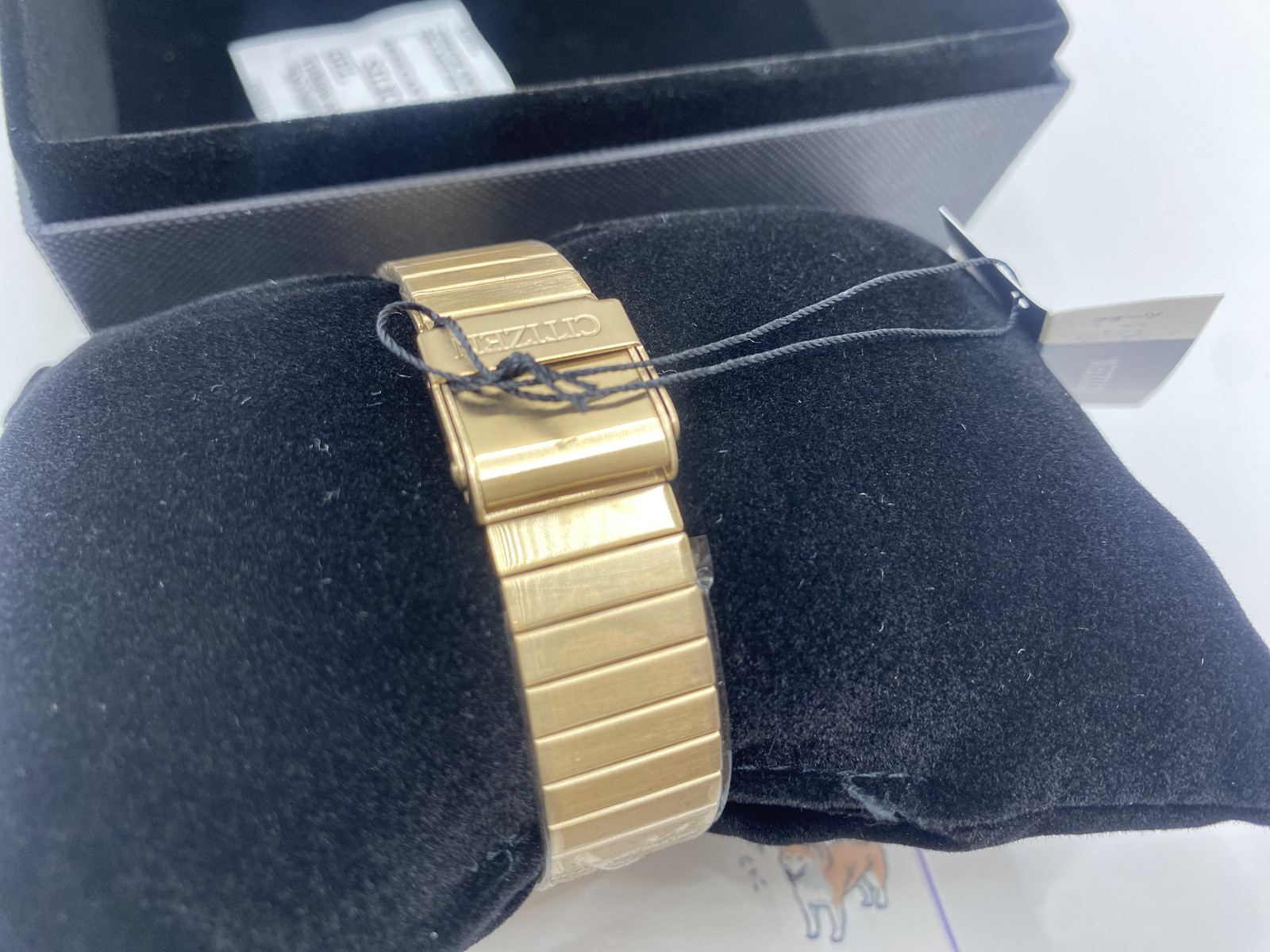 CITIZEN Ana-Digi Temp Reissue Model Warm Gold JG2104-53R New From Japan