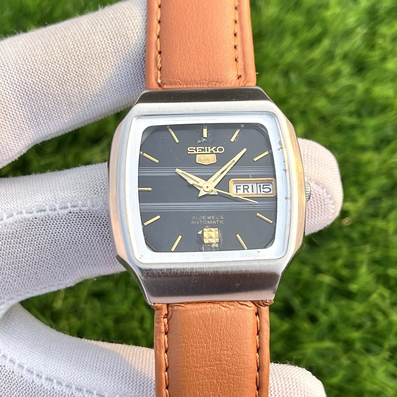 Vintage Seiko 5 Dress Formal Automatic Japan Made Men’s Watch Cal 6309
