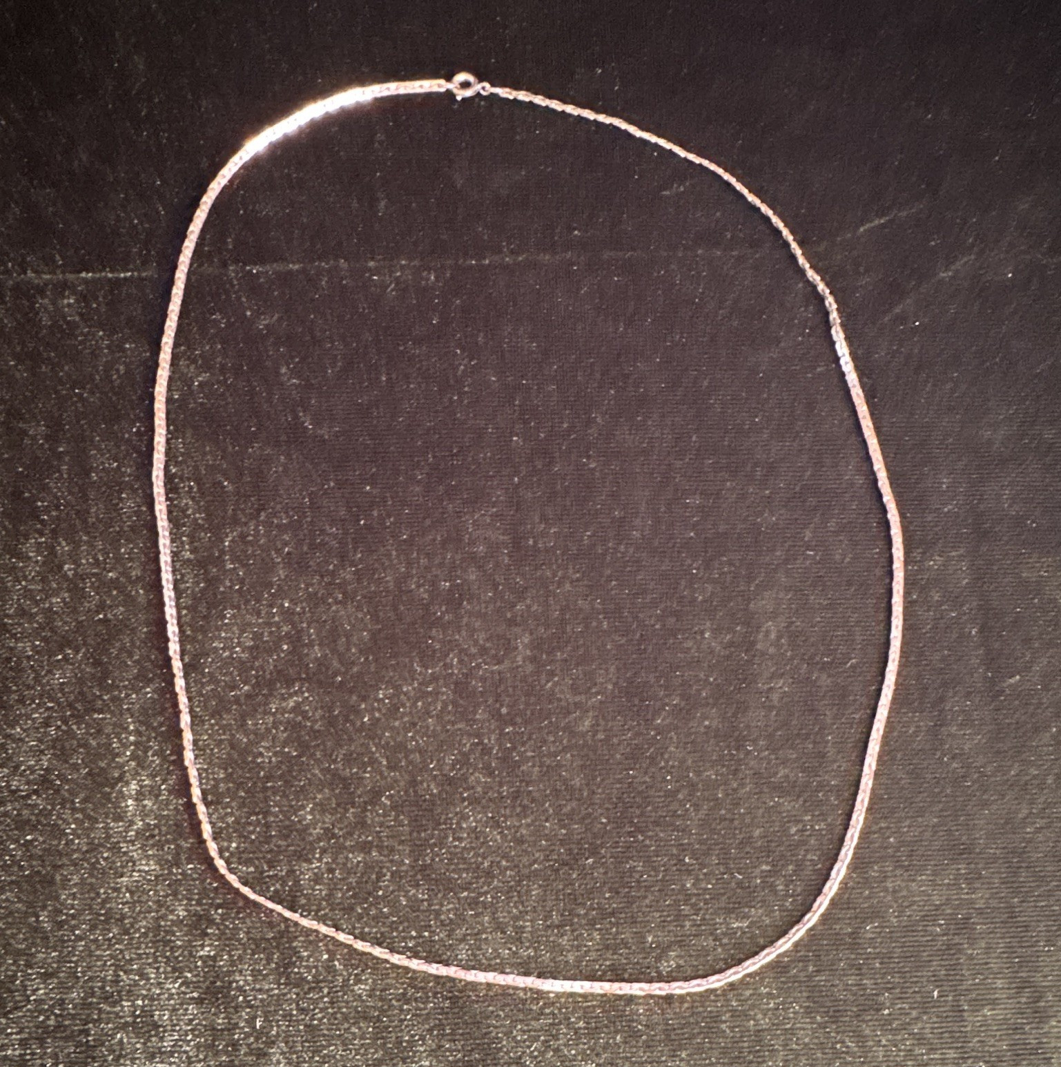 1/20 12k gold filled Gold Snake Chain Necklace Spring Ring Closure 18”