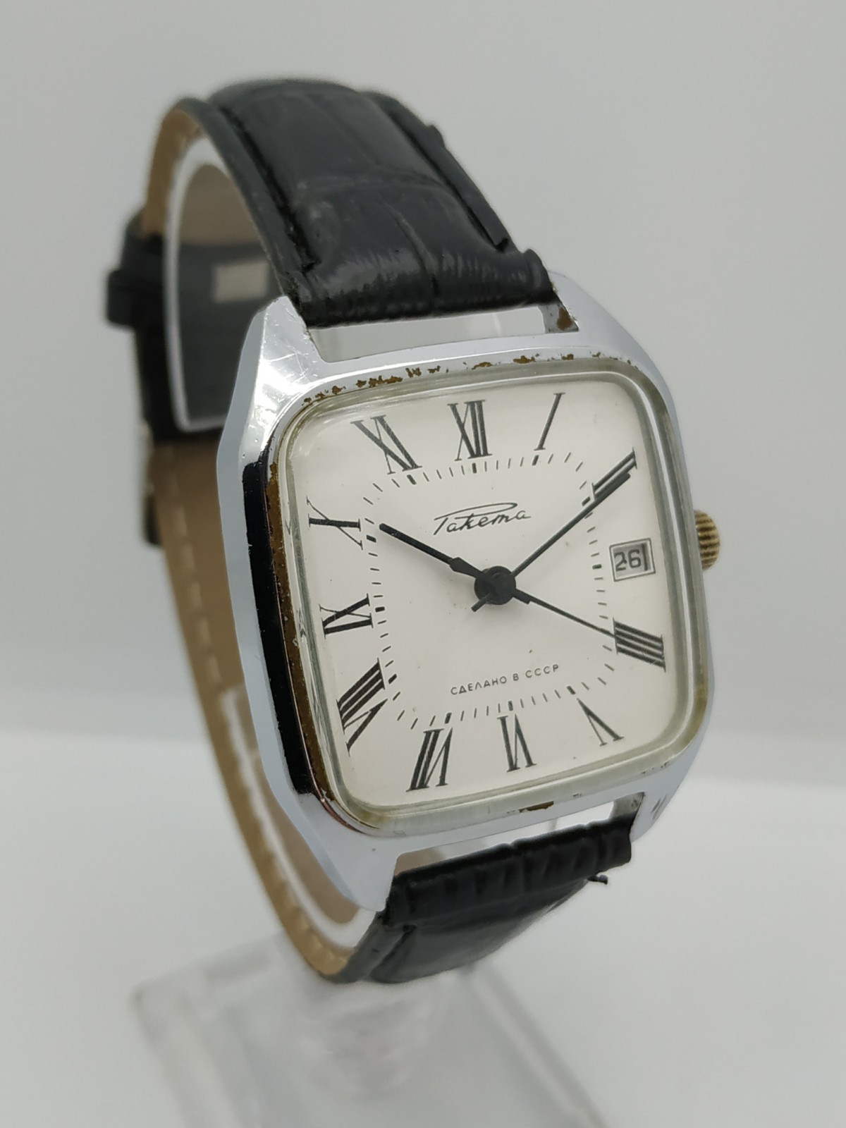Men’s Dress Vintage Watch Raketa Made in USSR Mechanical 2614.H Retro Soviet ⭐