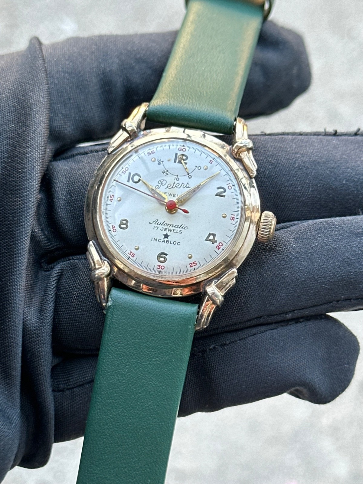 Vintage Peters Jewelry Power Reserve Indicator AS Automatic Caliber 1382N 32mm