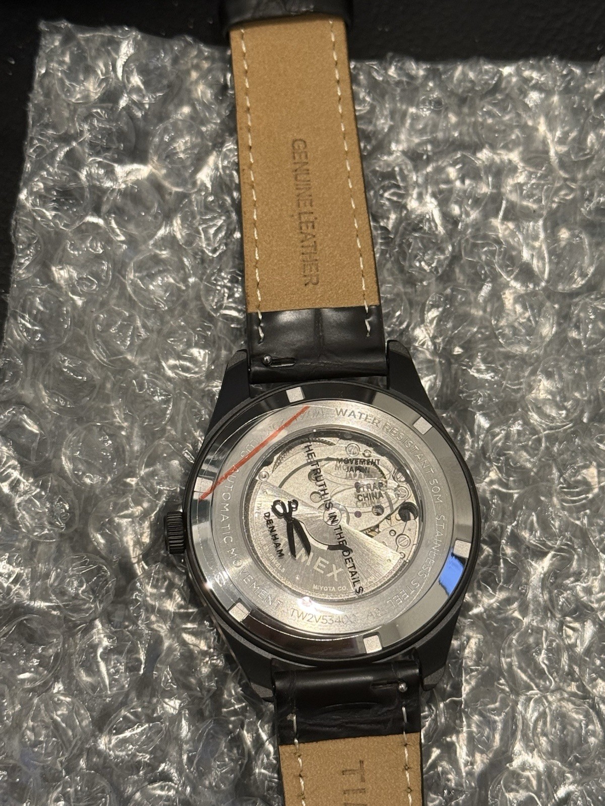 TIMEX X DENHAM WATERBURY TRADITIONAL AUTOMATIC 42MM WATCH NEW UNWORN