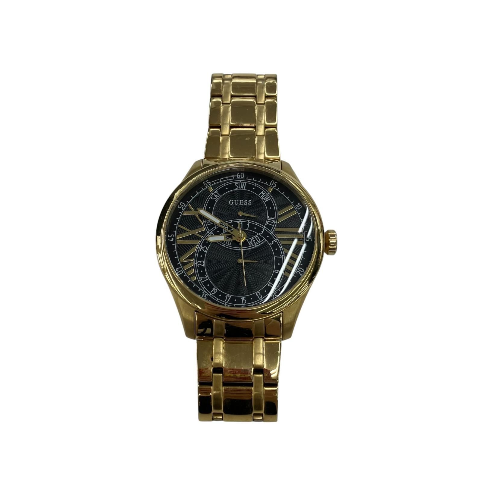 186000 Dead Battery Guess Watch W1043G2 Gold Black